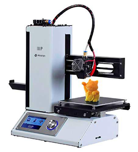 Monoprice 124166 Seleccione Mini V2 Impresora 3D con panel de control calentado y fuente de alimentación del Reino Unido