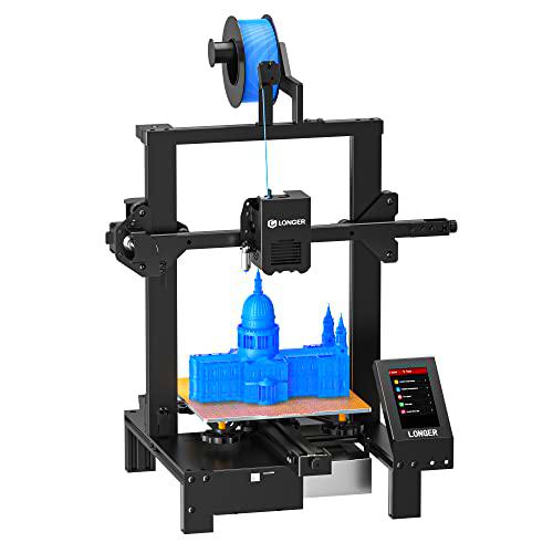 Impresora 3D Longer LK4 X, Impresora 3D 95% premontada con nivelación automática precisa de 16 Puntos